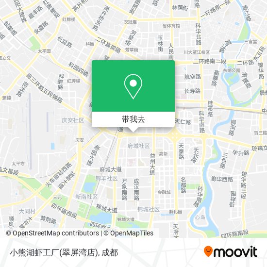 小熊湖虾工厂(翠屏湾店)地图