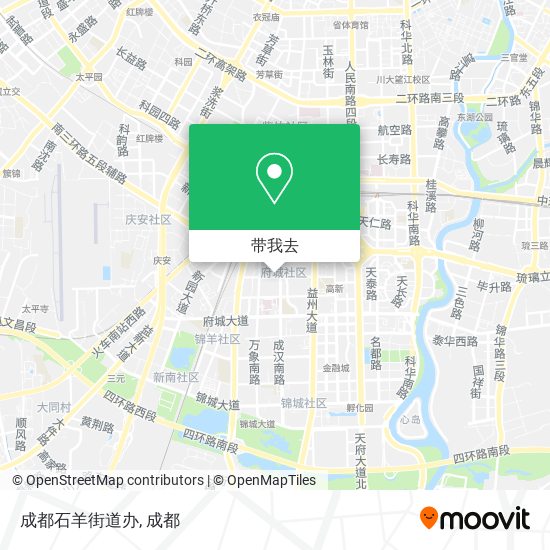 成都石羊街道办地图
