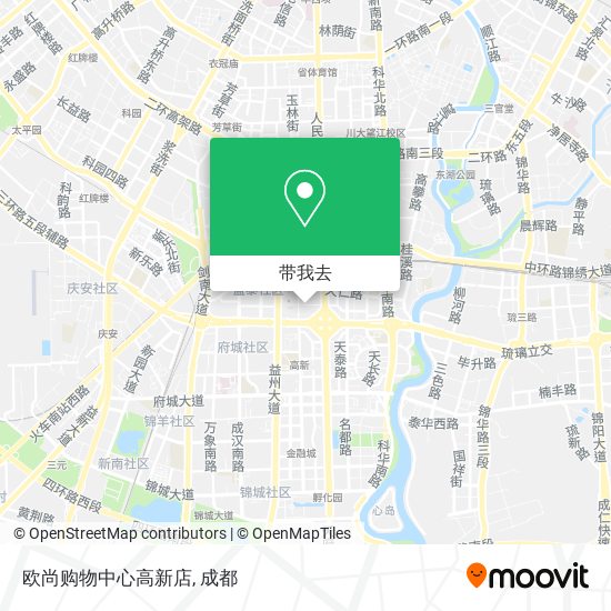 欧尚购物中心高新店地图
