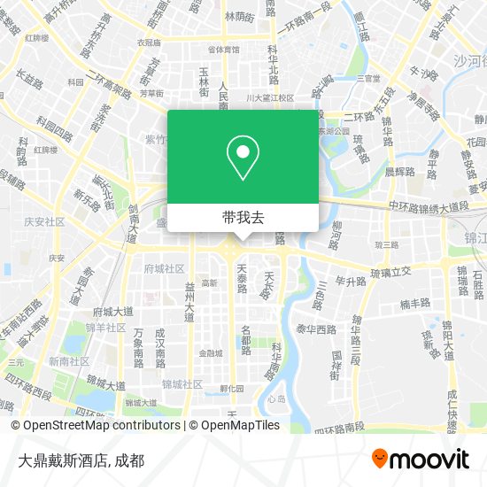 大鼎戴斯酒店地图