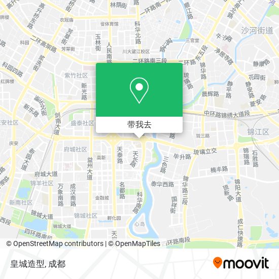 皇城造型地图