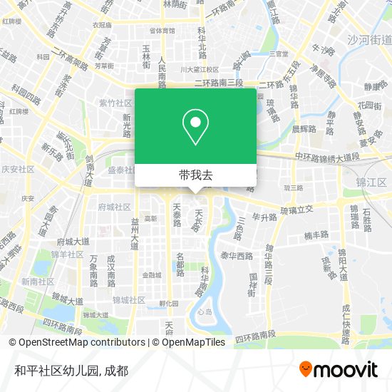 和平社区幼儿园地图