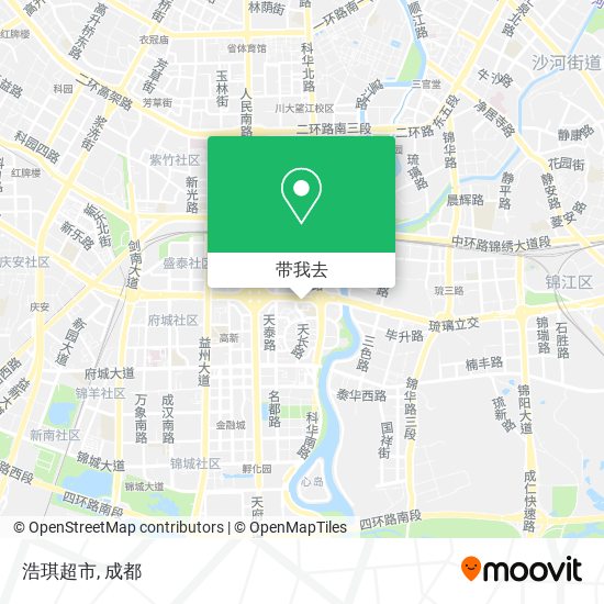 浩琪超市地图