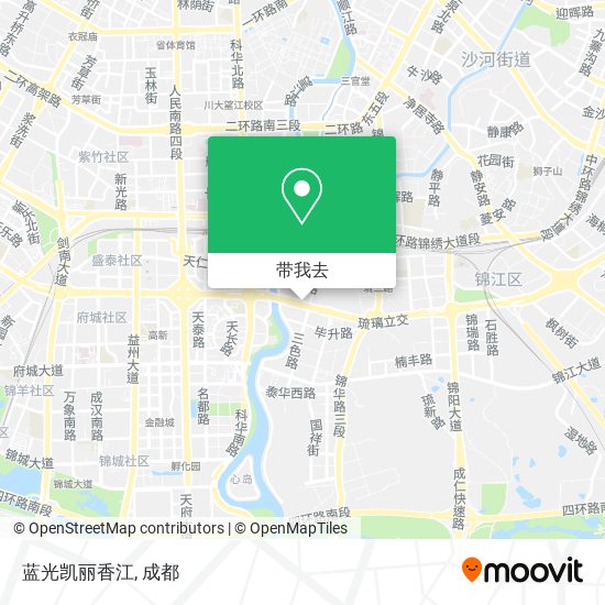 蓝光凯丽香江地图