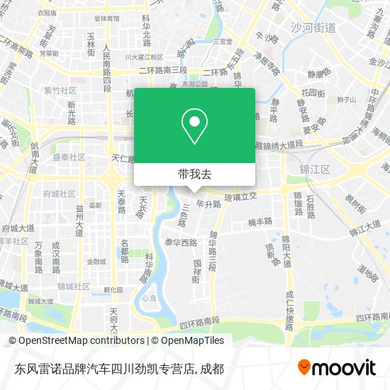 东风雷诺品牌汽车四川劲凯专营店地图