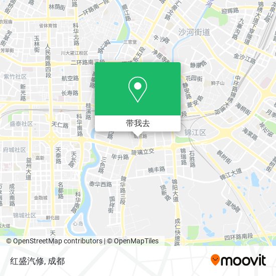 红盛汽修地图