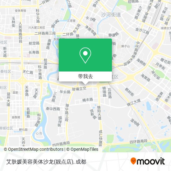 艾肤媛美容美体沙龙(靓点店)地图