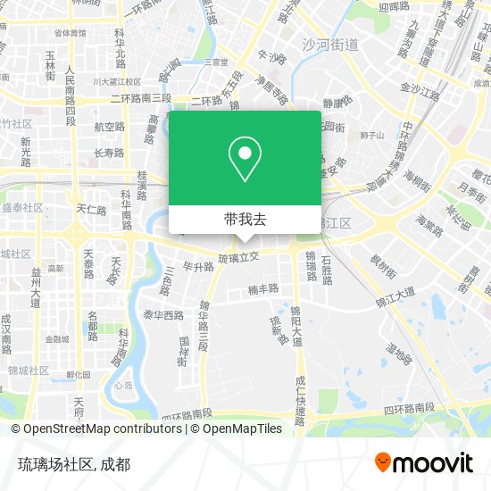 琉璃场社区地图