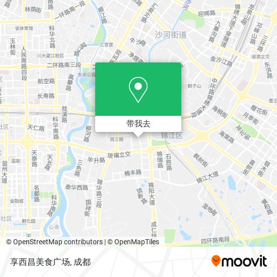 享西昌美食广场地图