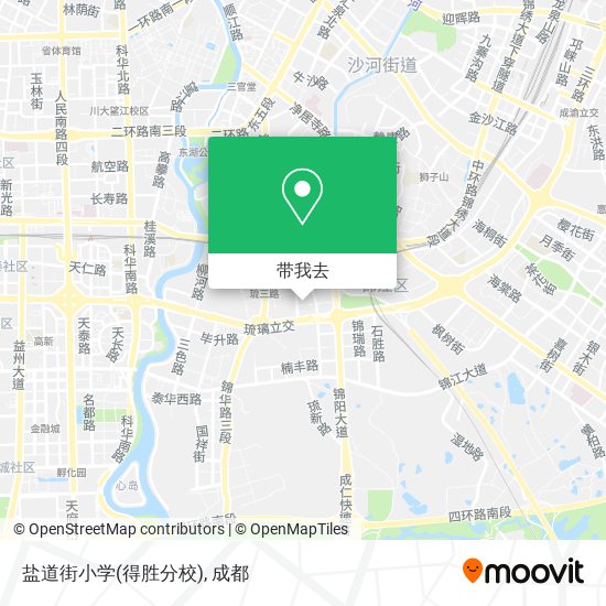 盐道街小学(得胜分校)地图