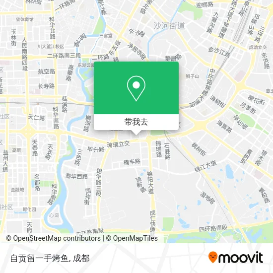 自贡留一手烤鱼地图