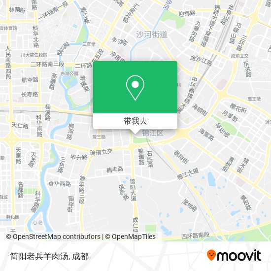 简阳老兵羊肉汤地图