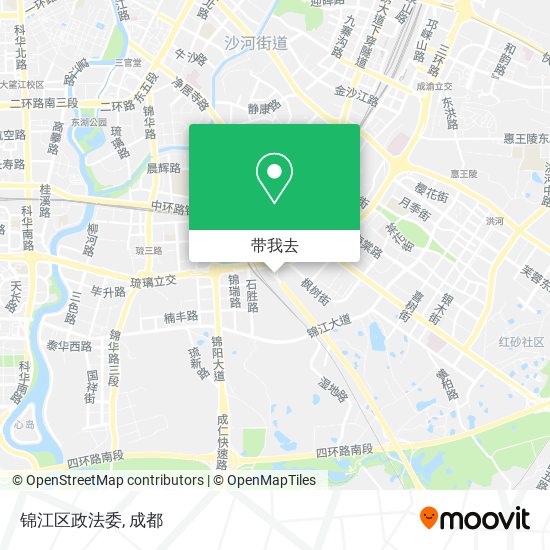 锦江区政法委地图
