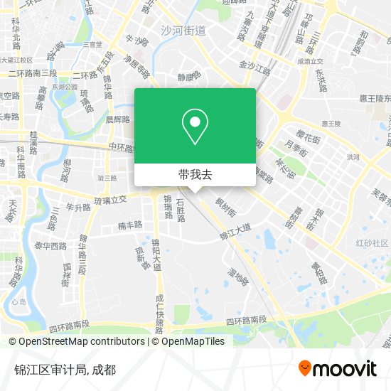 锦江区审计局地图