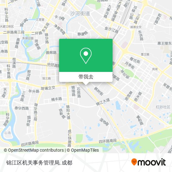 锦江区机关事务管理局地图