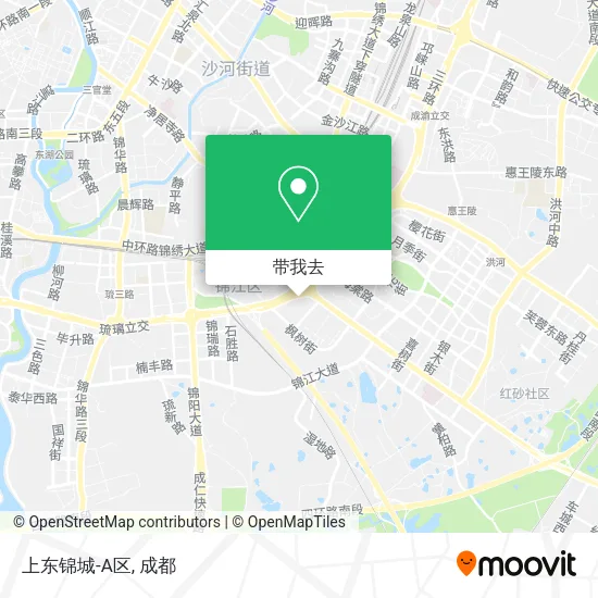上东锦城-A区地图