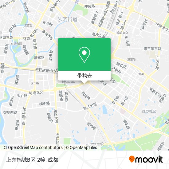 上东锦城B区-2幢地图