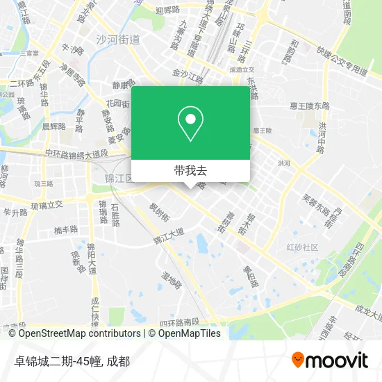 卓锦城二期-45幢地图