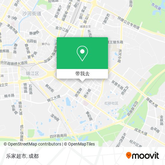 乐家超市地图