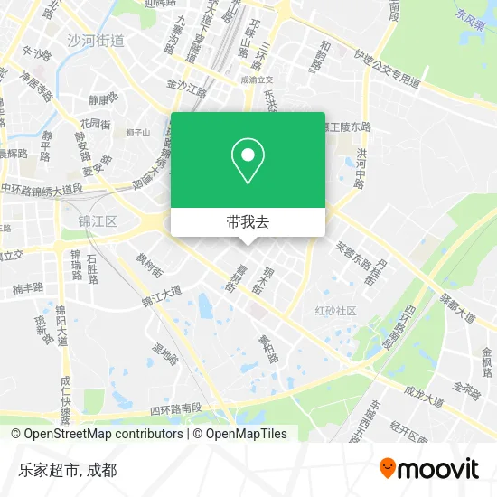 乐家超市地图