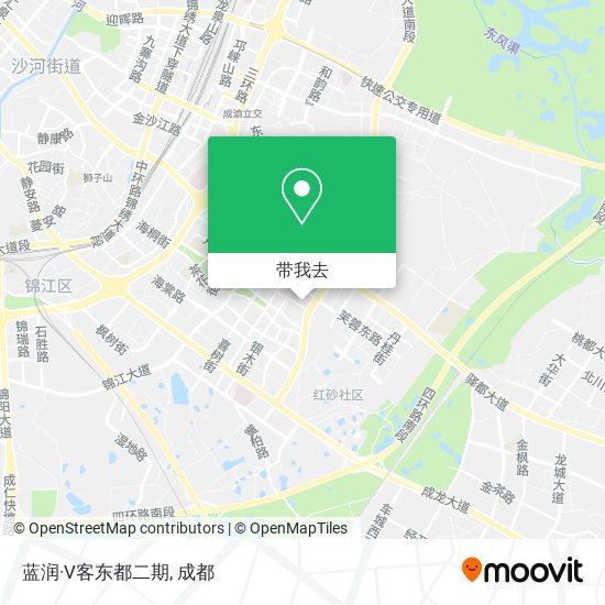 蓝润·V客东都二期地图