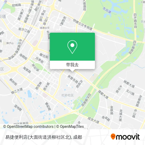 易捷便利店(大面街道洪柳社区北)地图