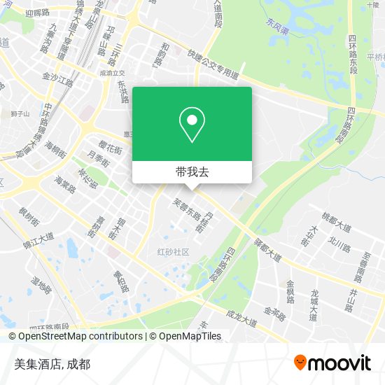 美集酒店地图