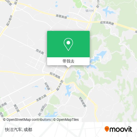 快洁汽车地图