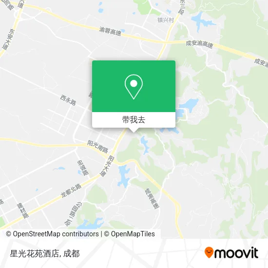 星光花苑酒店地图