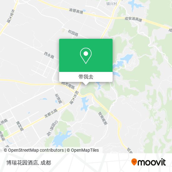 博瑞花园酒店地图