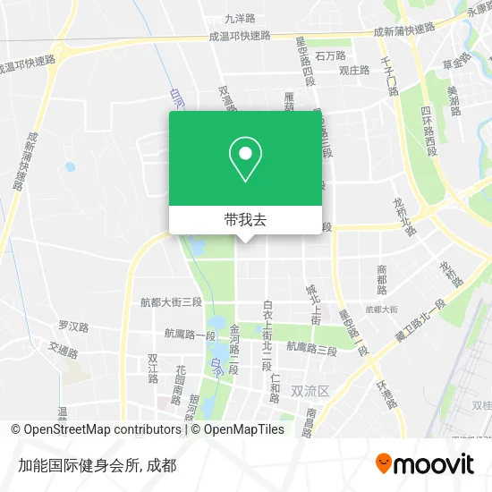 加能国际健身会所地图