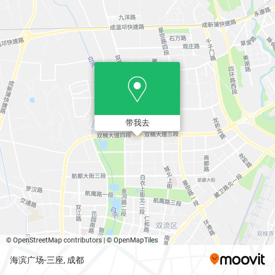 海滨广场-三座地图