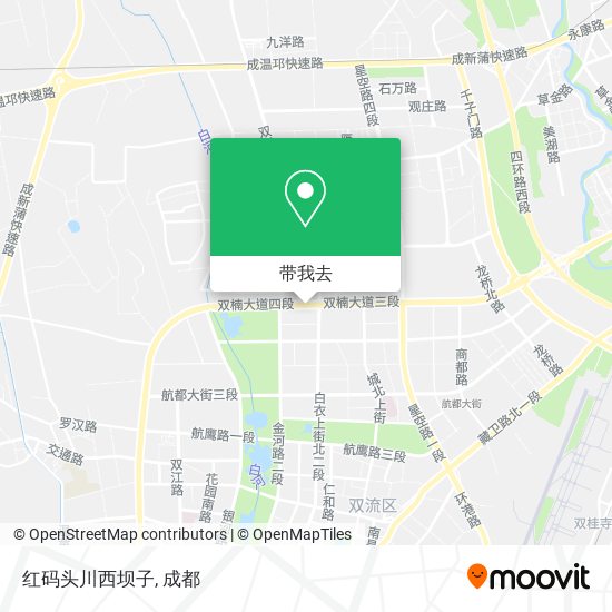红码头川西坝子地图