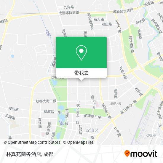 朴真苑商务酒店地图