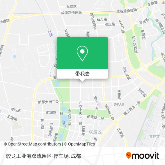 蛟龙工业港双流园区-停车场地图