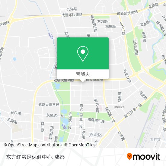 东方红浴足保健中心地图