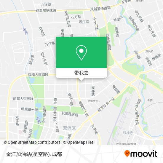 金江加油站(星空路)地图