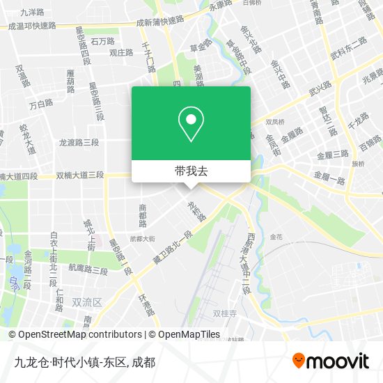 九龙仓·时代小镇-东区地图