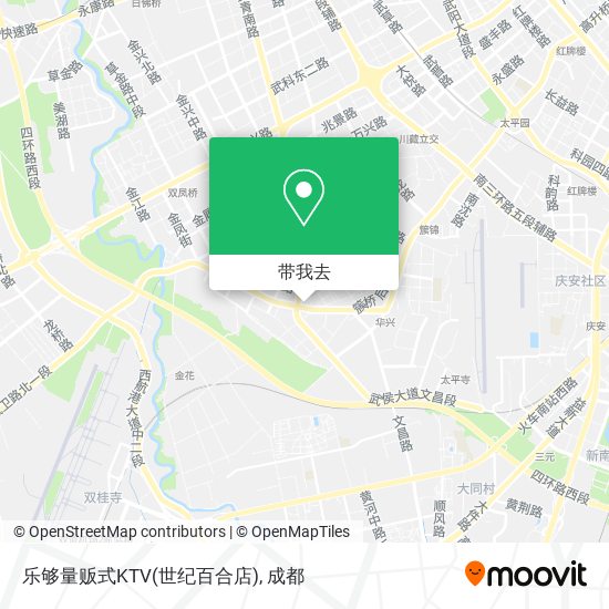 乐够量贩式KTV(世纪百合店)地图