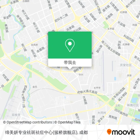 缔美妍专业祛斑祛痘中心(簇桥旗舰店)地图