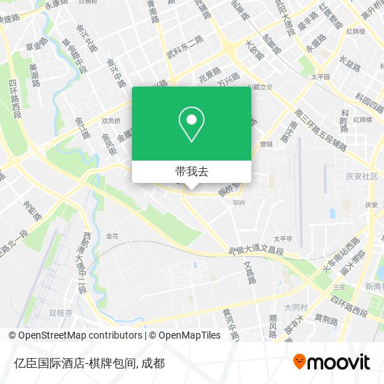 亿臣国际酒店-棋牌包间地图
