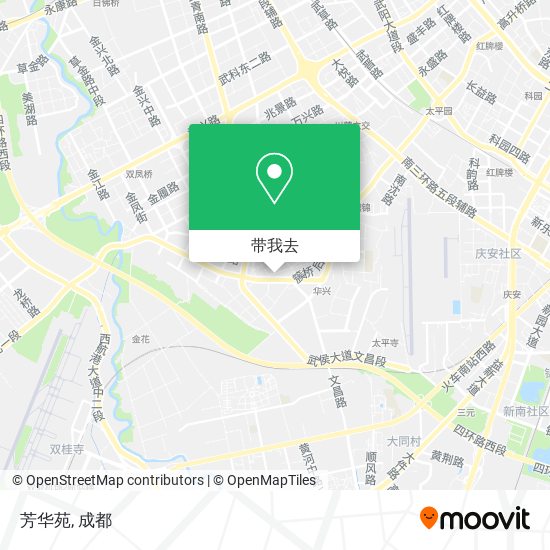 芳华苑地图