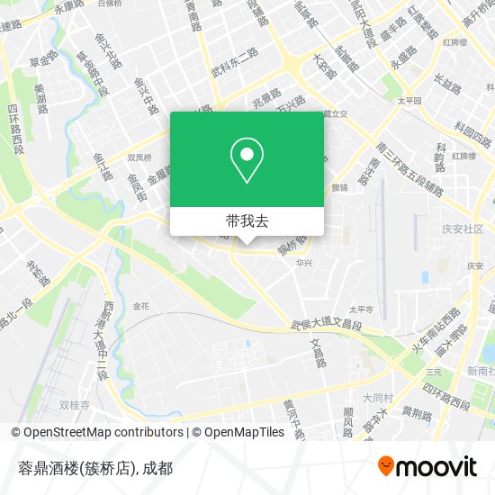 蓉鼎酒楼(簇桥店)地图