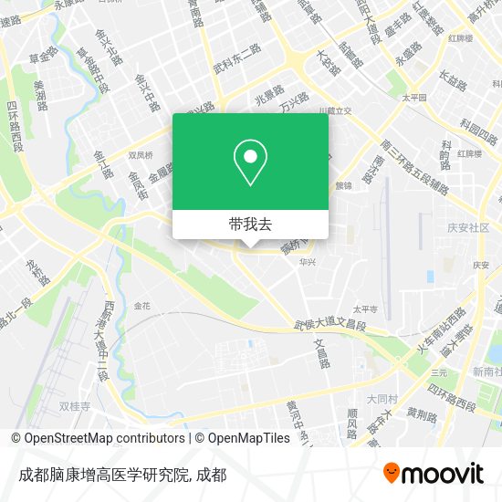 成都脑康增高医学研究院地图