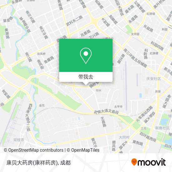 康贝大药房(康祥药房)地图