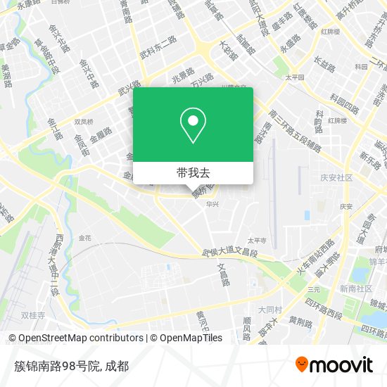 簇锦南路98号院地图