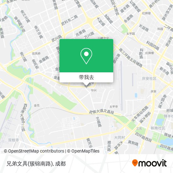 兄弟文具(簇锦南路)地图