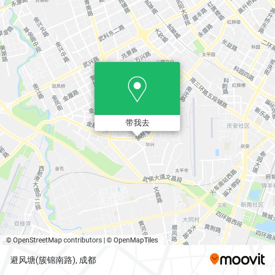 避风塘(簇锦南路)地图