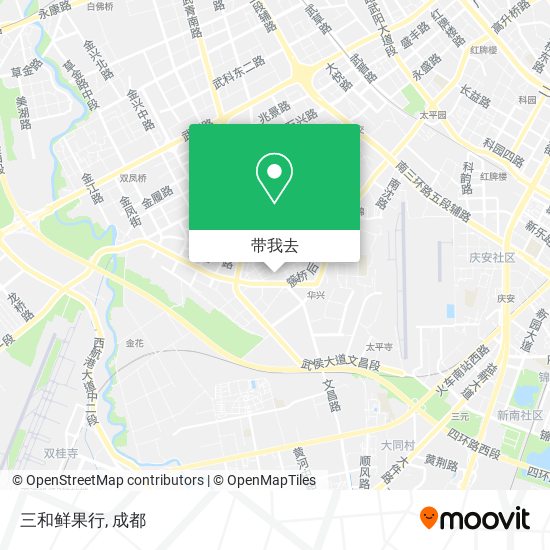 三和鲜果行地图