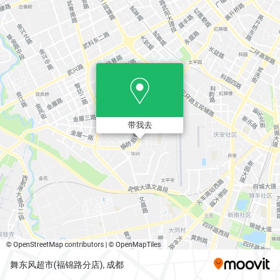 舞东风超市(福锦路分店)地图